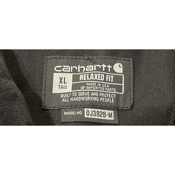 Carhartt Duck Blanket Lined Relaxed Fit Detroit Jacket Black XLT NWT USA MADE - Picture 6 of 8